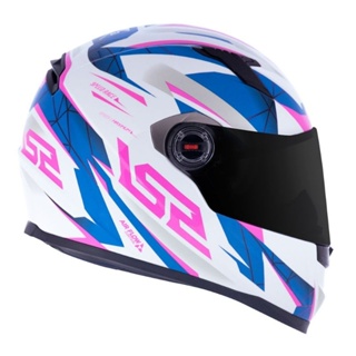 CAPACETE LS2 CLASSIC DRAZE ROSA E BRANCO em Oferta na Shopee