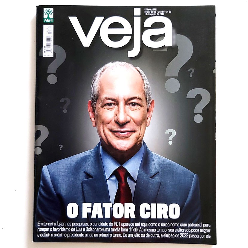 Revista Veja 2801 10/08/2022 O Fator Ciro / Byd Carro China