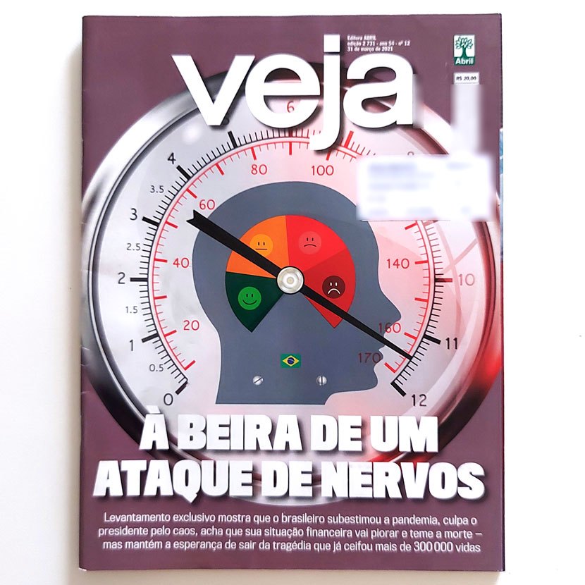 Revista Veja 2731 31/03/2021 À Beira De Um Ataque De Nervos
