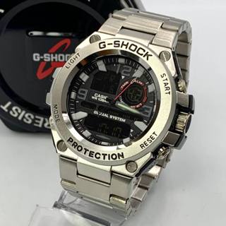 Relógio Masculino Militar G-Shock Metal Tokyo Gold - Pulseira de metal Dourada A prova dagua