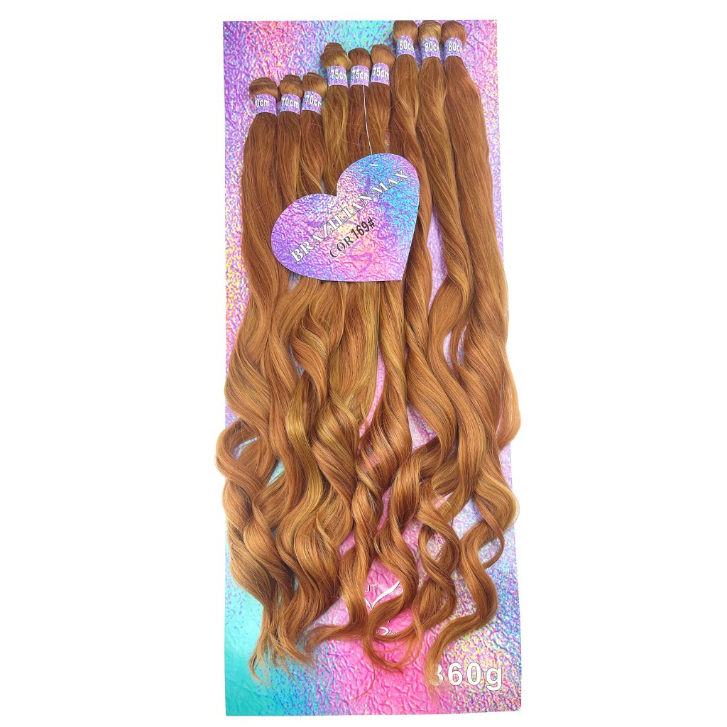 Cabelo Liso Com Ondulado 100%Orgânico Super Star Hair -- Brazilian Max -- 70/75/80cm -- 360gr /1pct