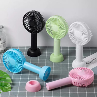 Ventilador Portátil Mini De Mão Mesa Recarregavel Usb Led com cabo