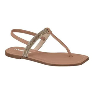 Sandália Casual Feminina Moleca de dedo comTira Pronta 5491104