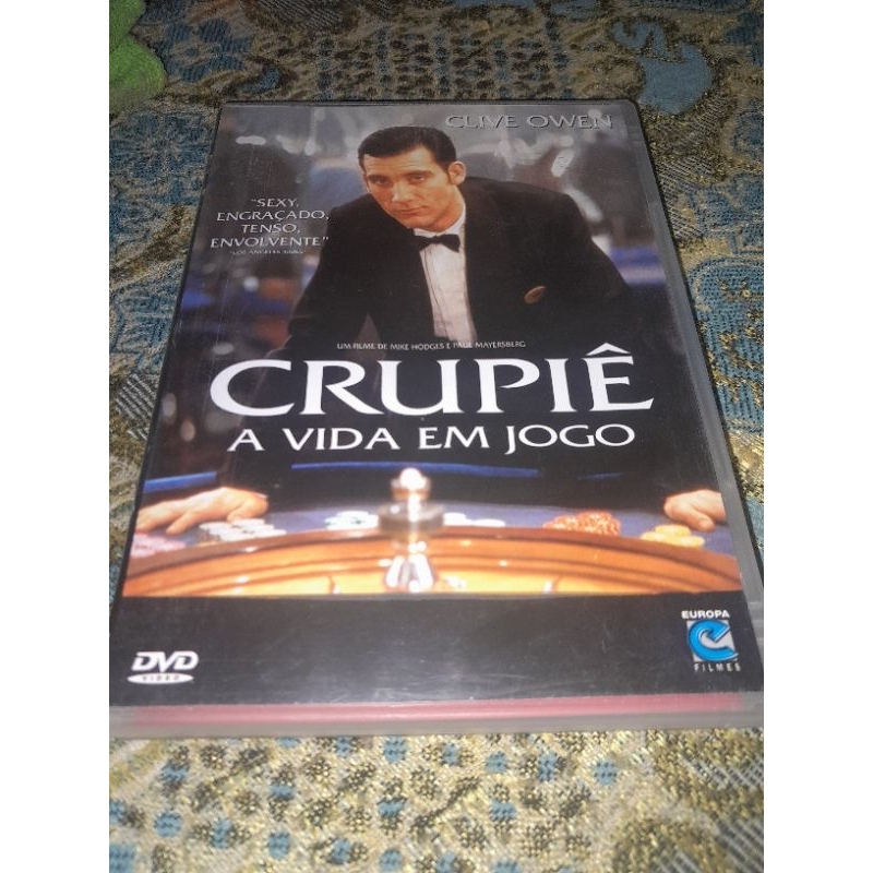 Dvd crupiê a vida em jogo usado original bom estado