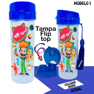 Squeeze Garrafa Garrafinha de água personalizada Gato Galatico