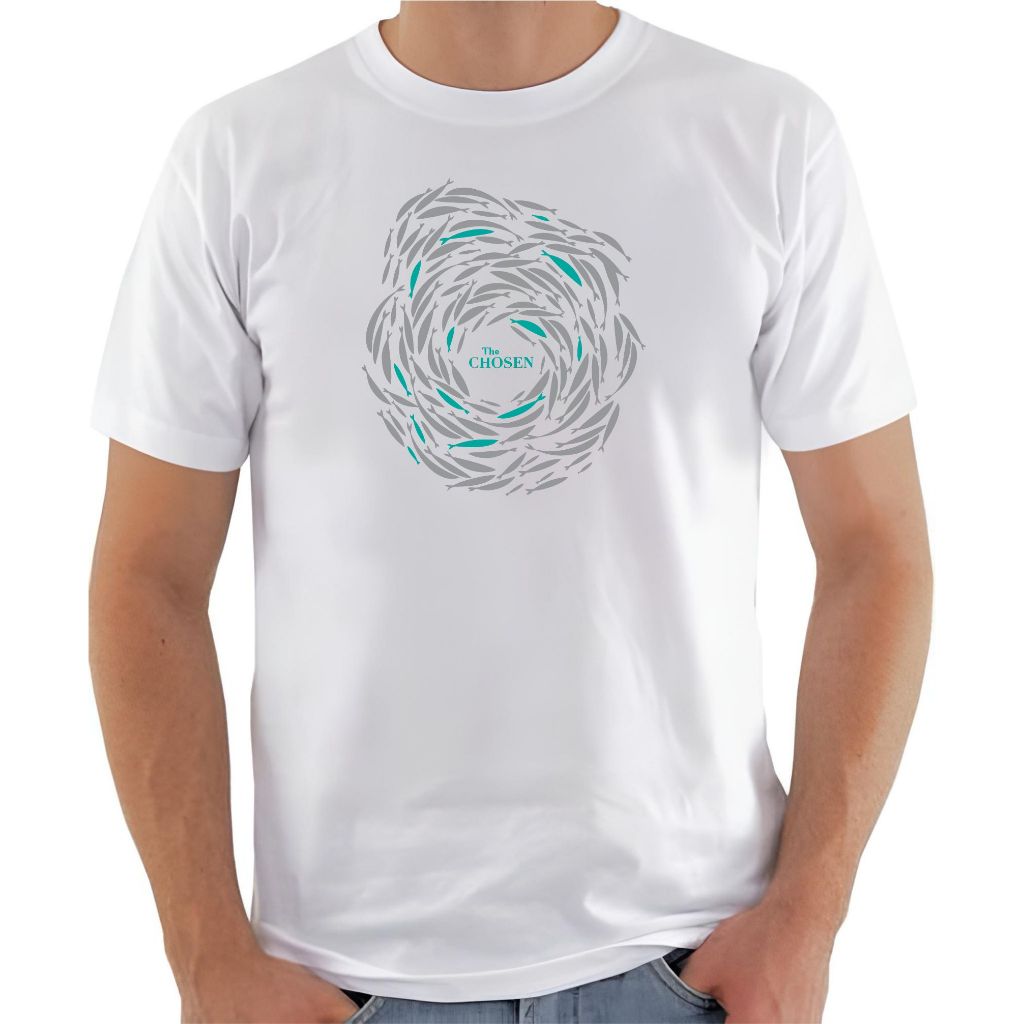 Camiseta Evangélica Os Escolhidos/ The Chosen Adulto e infantil ( círculo  )