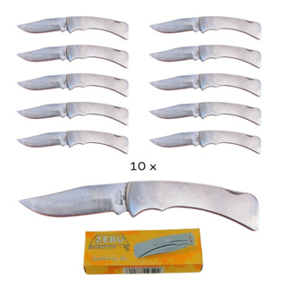 Kit 10 Unidades Canivete Tr Inox Original Zebu Barretos em Oferta na Shopee