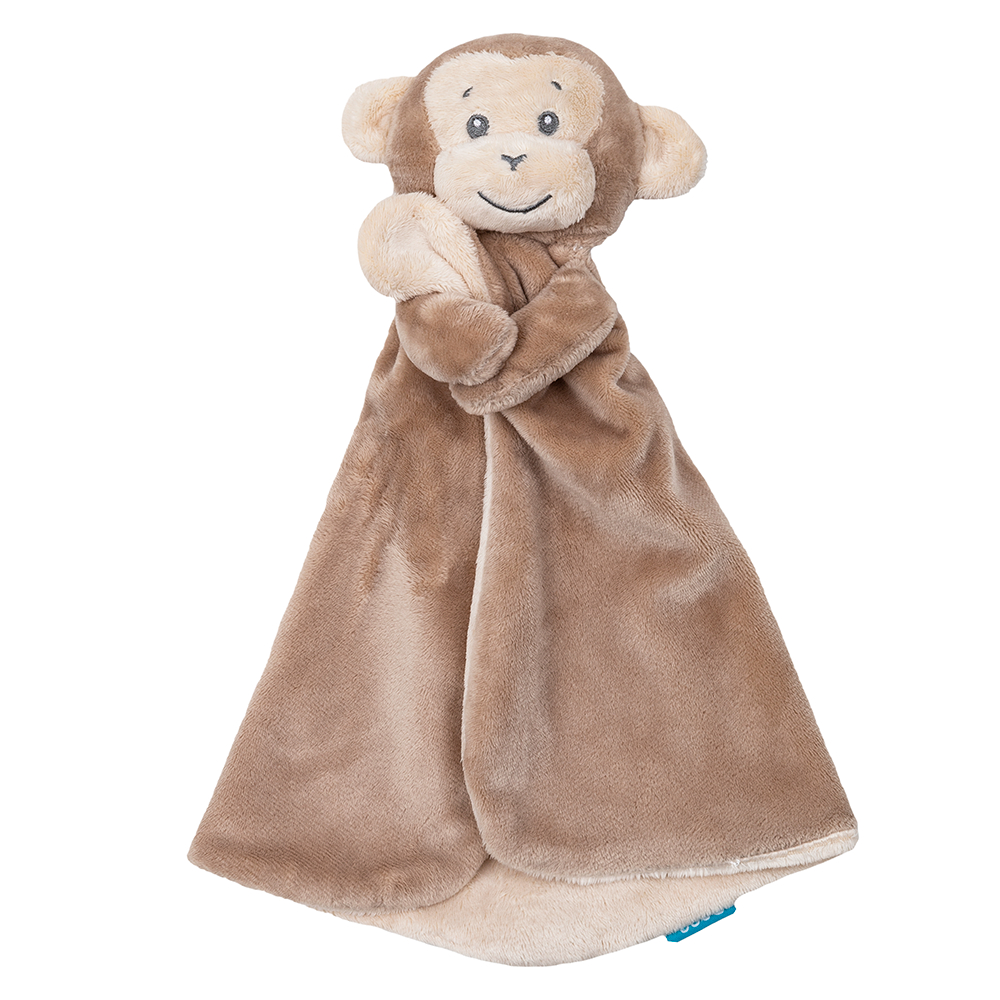 Naninha Buba Antialérgica Macaquinho Pelúcia Macia Fofa Naninha Bebê Paninho Dormir  Bebe Bichinhos
