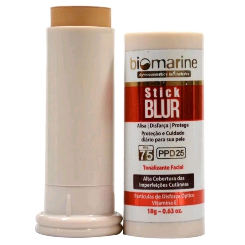 Biomarine Stick Blur FPS 75 | PPD 25 18g Protetor Solar Tonalizante Facial