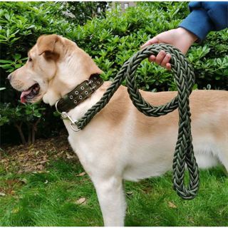 Guia Corda Artesanal Para Passeio Super Resistente Cachorro Grande Médio Porte Reforçado