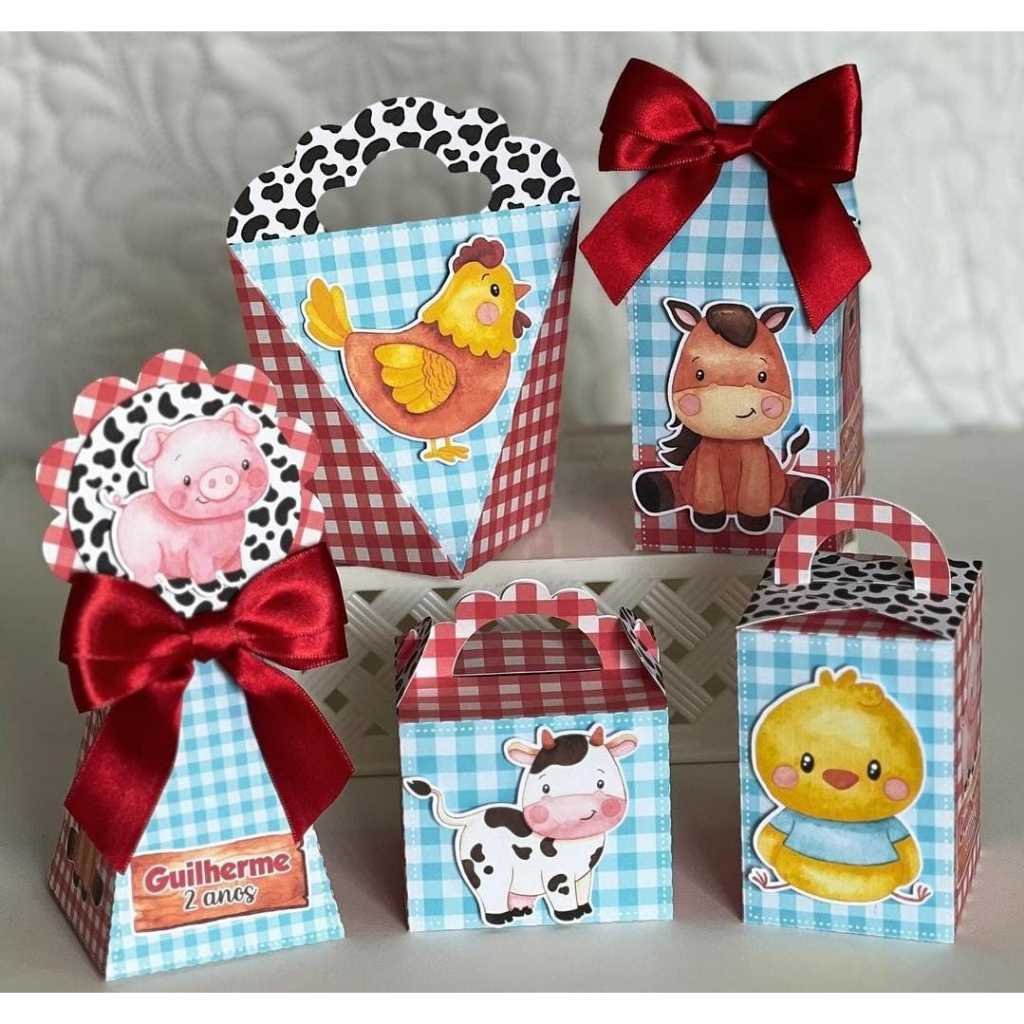 KIT PERSONALIZADOS FAZENDINHA/FESTA/LEMBRANCINHA/ANIVERSÁRIO