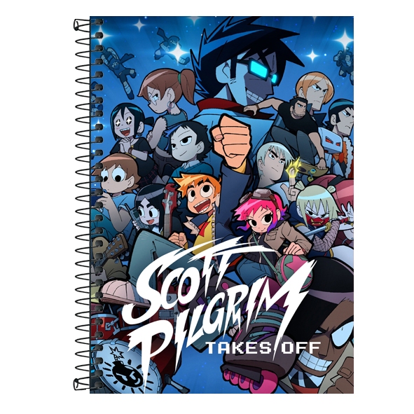 Caderno Personalizado Scott Pilgrim - 1 matéria, 10 matérias  20 matérias em Oferta na Shopee