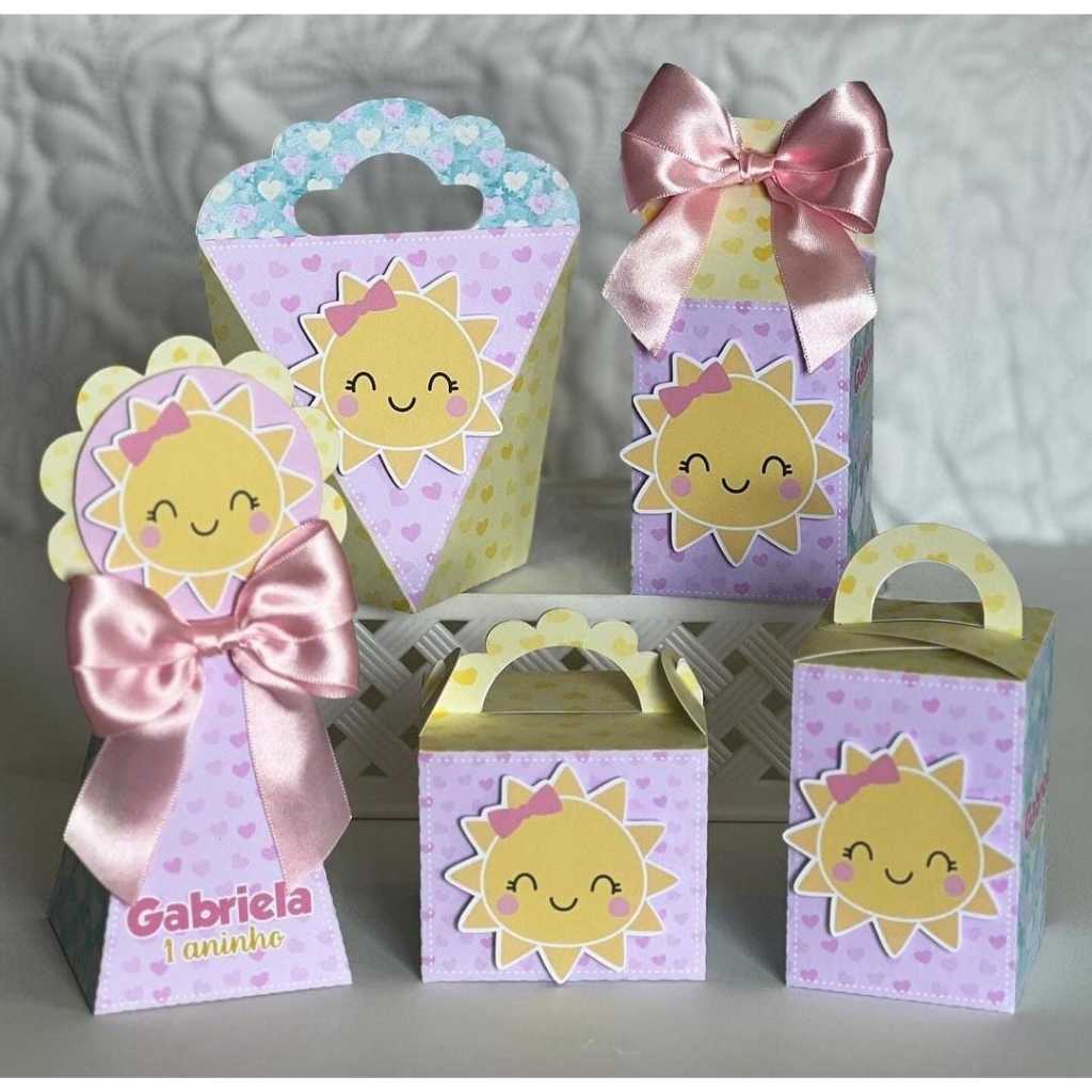 KIT PERSONALIZADO RAIO DE SOL/LEMBRANCINHA/FESTA/ANIVERSÁRIO