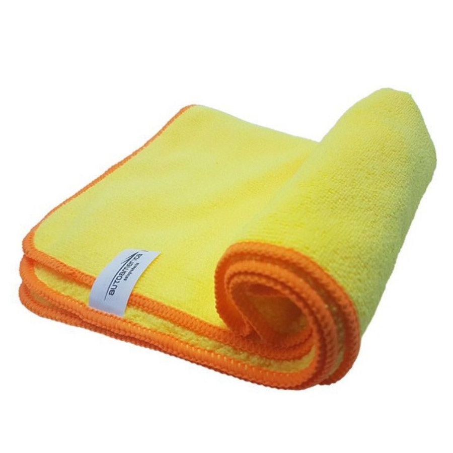 Flanela de Microfibra Premium Amarela 40x60CM 350GSM Autoamerica