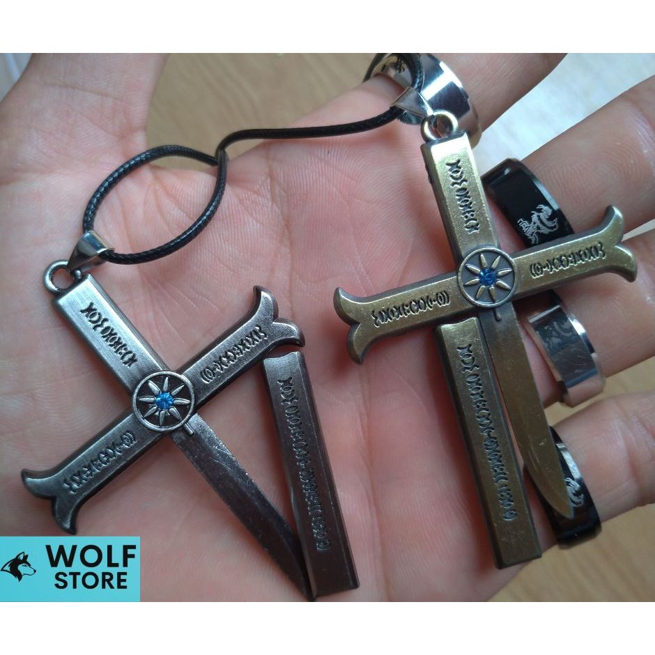 Colar Mihawk Pingente One Piece em Oferta na Shopee