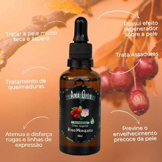 Oleo Vegetal Clareador De Manchas Rosa Mosqueta 50ml