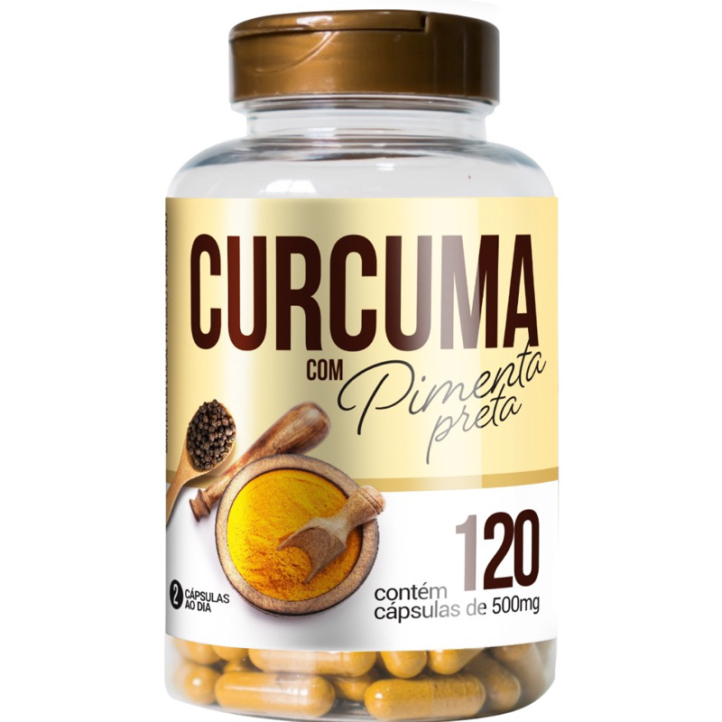 CÚRCUMA + PIMENTA PRETA 120 CAPS NATUVITE