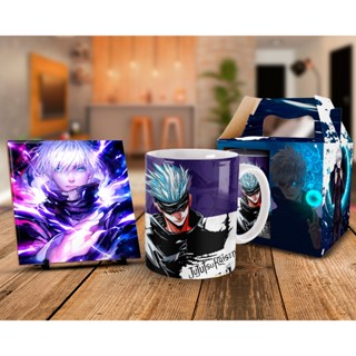 Caneca + Kit Personalizado Jujutsu Kaisen satoru Gojo em Oferta na Shopee