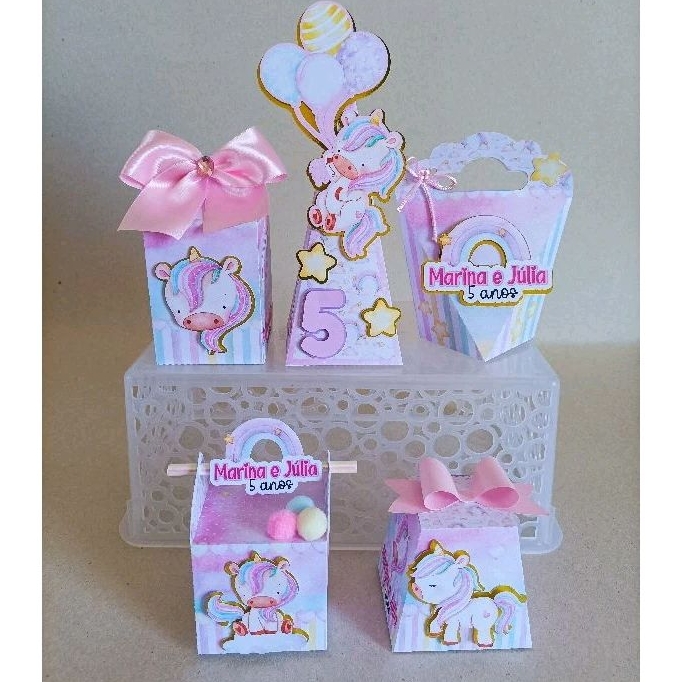 Personalizados Unicórnio | Kit Festa | Lembrancinha | Aniversário | Festa Infantil