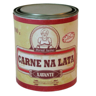 Carne Na Lata Xavante 900 Gr /carne Na Gordura Suina / Banha / Carne de Minas / Minas Gerais em Oferta na Shopee