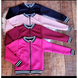Jaquetinha de Menina Infantil BomberJaqueta Moda Estilosa Blogueira Juvenil em Oferta na Shopee