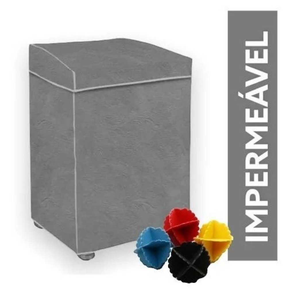 Capa Maquina Lavar Roupas Brastemp 12kg 15kg 16kg + Grossa Electrolux 12kg 13kg 15kg 16 kg