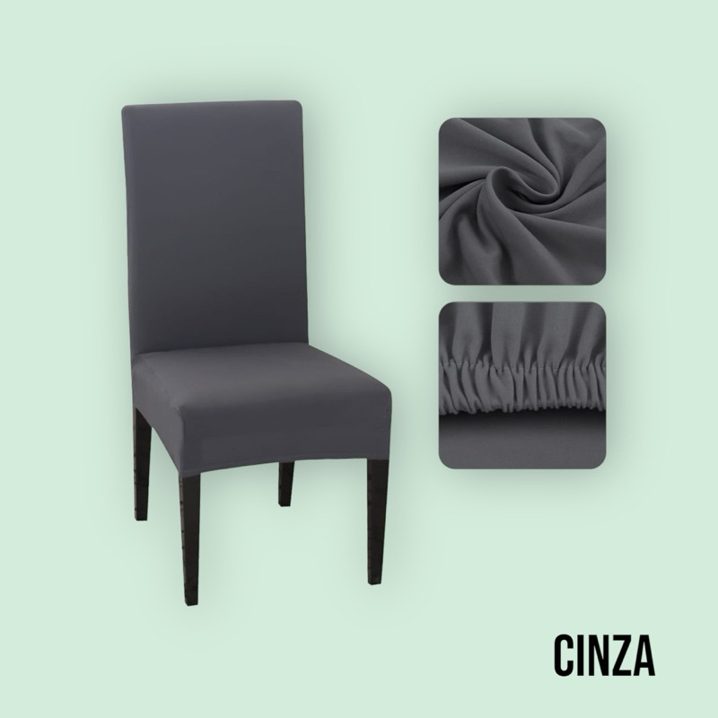 Kit capas para cadeira com elástico 4 Peças - Oferta