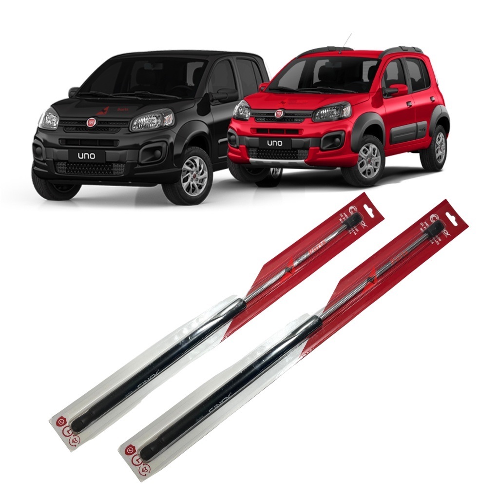 Par Amortecedor Porta Malas Traseiro Novo Uno Vivace Way Attractive 2010 Até 2017 Cinoy em Oferta na Shopee
