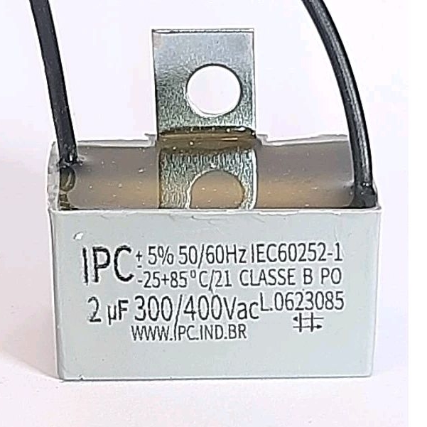 Capacitor Ventilador Hosent Cbb61 (2uf 400v 50/60hz)
