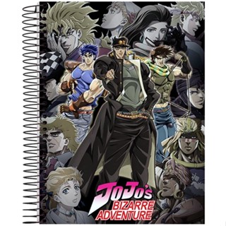 Caderno 1 Matéria, 10 Matéria ou 20 Matérias Jojo´s Bizarre Adventure