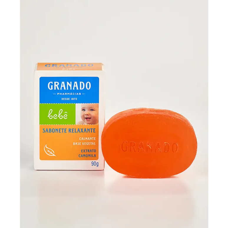 Kit Sabonete Barra de Glicerina Granado Bebê Camomila 90gr em Oferta na Shopee