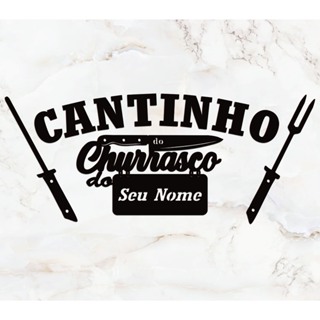 Kit Placa Cantinho Do Churrasco Personalizado 50 cm em Oferta na Shopee