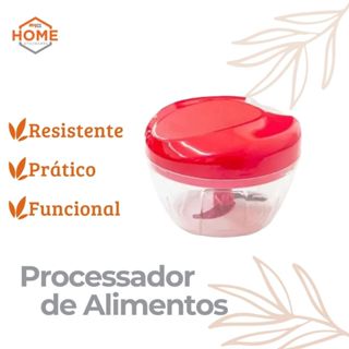 Processador Triturador Cortador Alimentos Manual Temperos Ervas Legumes