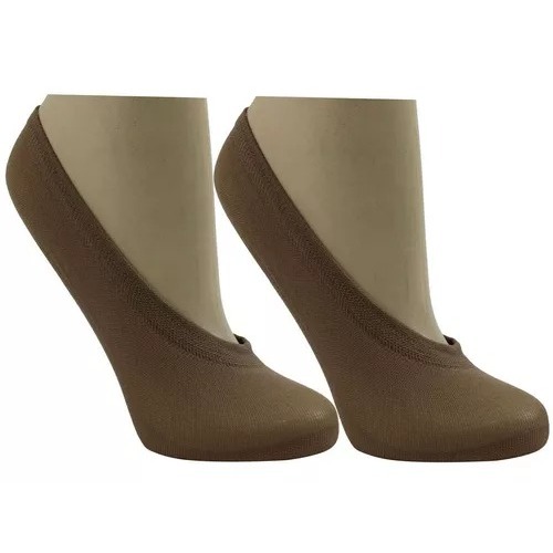 Kit Com 2 Pares Meia Sapatilha Invisível Trifil Fio70 Natural ou Preta