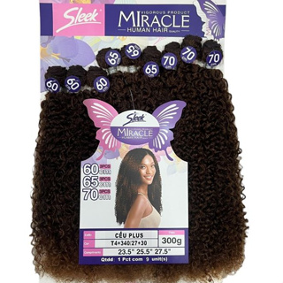 CABELO SLEEK CEU PLUS CACHEADA FIBRA ORGANICA ENTRELACE 300G em Oferta na Shopee