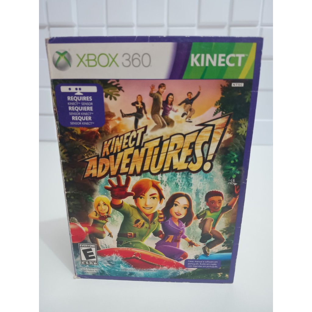 Capa Luva Papelão + Óculos Kinect Adventures Xbox 360 (NÃO ACOMPANHA O JOGO)