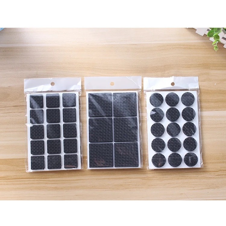 Protetor pé de cadeira Borracha KIT 48 UNDs Redondo e Quadrado