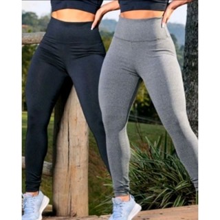 Calça legging suplex feminina confortável academia