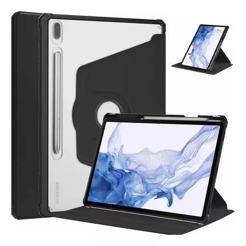 Capa Smart Giratorio 360º Com Slot Para Caneta Para Samsung Galaxy Tab S7 S8 11 Polegadas