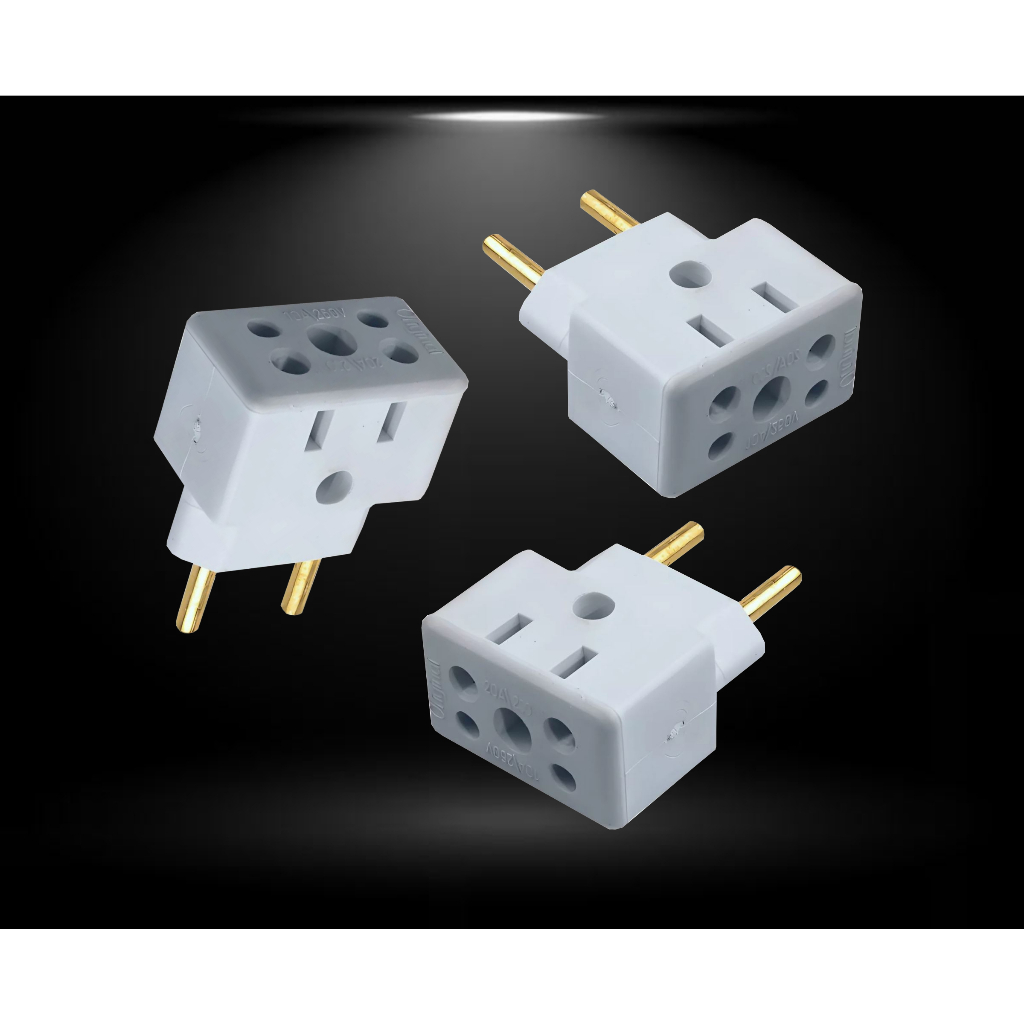 Kit 03 Adaptador de Tomada BOB Esponja 10A e 20A