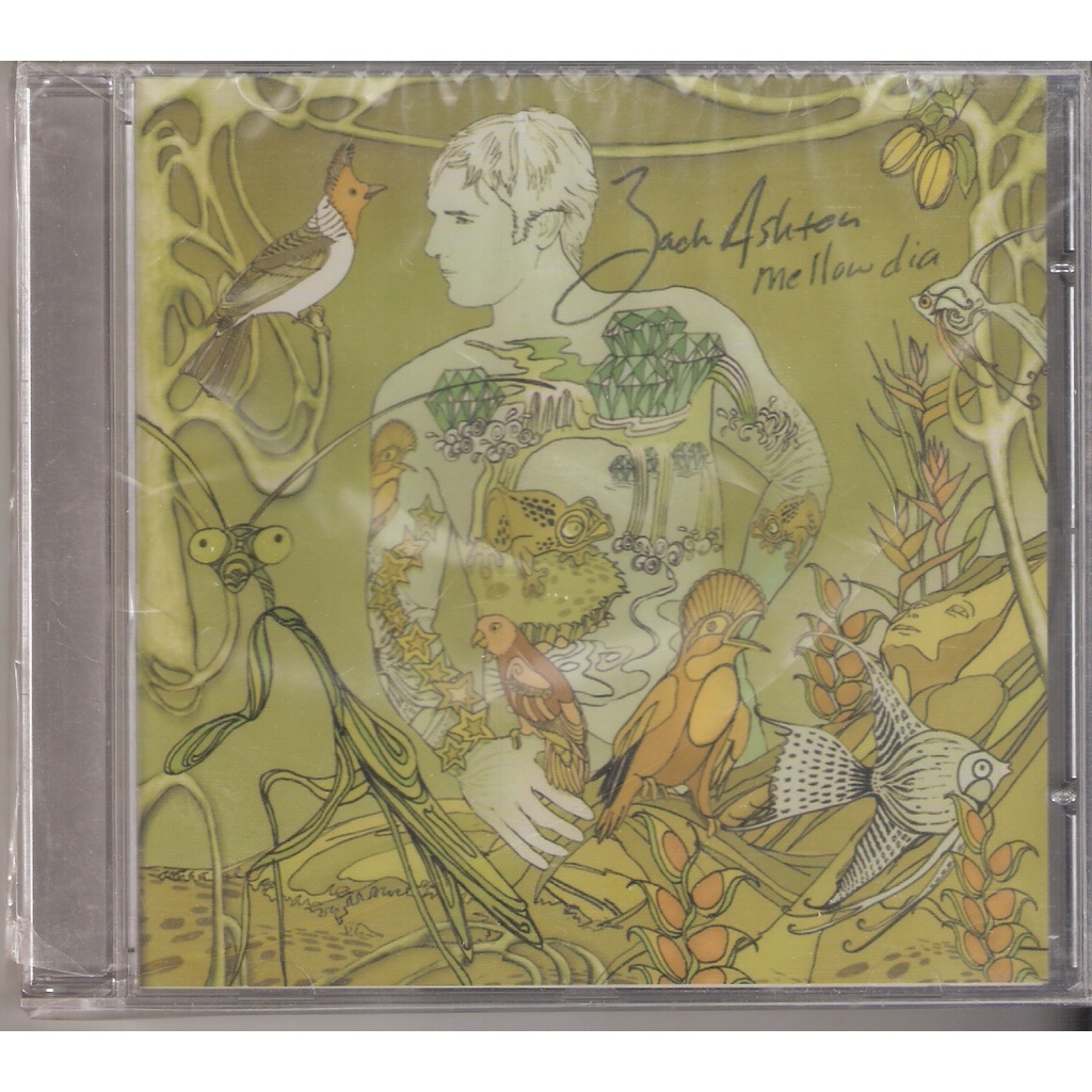 Cd Zach Ashton - Mellow Dia Pop bossa nova  jazz reggae e acoustic pop.