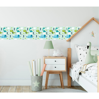 10 METROS Faixa Decorativa Dinossauro Rex Decoração Quarto Menino em Oferta na Shopee