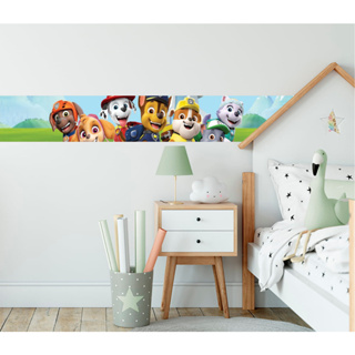 10 METROS Adesivo Patrulha Canina Papel de Parede Faixa Decorativa em Oferta na Shopee