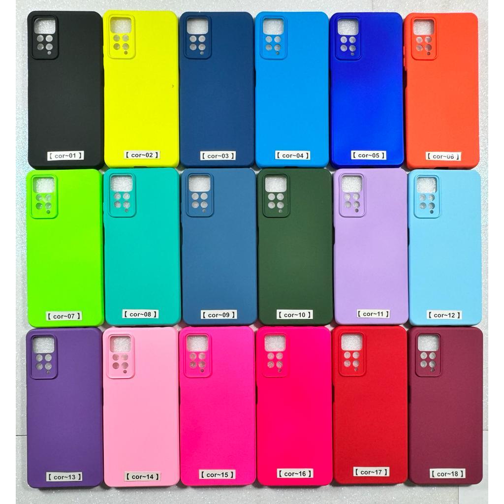 Capa Capinha Anti impacto Para Celular  Xiaomi Redmi Note 11 Pro  - Com Interior Aveludado de Silicone  014XM - CP 014