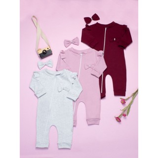 Macacão Femino Luxo para Bebê 03 Peças com Faixinha 100% Algodão Enxoval Maternidade em Oferta na Shopee