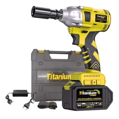 Chave De Impacto A Bateria 1/2 6153 21v Bivolt Titanium - Home & Living