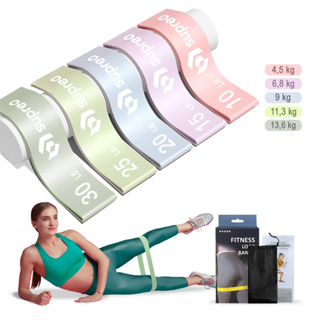Kit 5 Mini Bands Elástico Exercício Treino Em Casa 5 Níveis em Oferta na Shopee