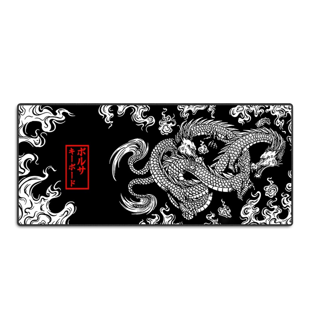 Mouse Pad Grande 90x40 Dragão Chinês Japonês Couro Gamer Desk Pad Extra Grande Personalizado Anime Desenho Speed em Oferta na Shopee