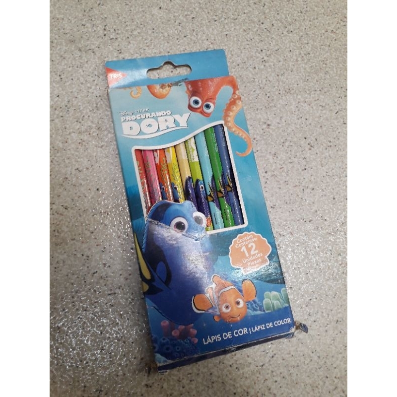 Lápis de cor antigo Procurando dory Disney procurando nemo