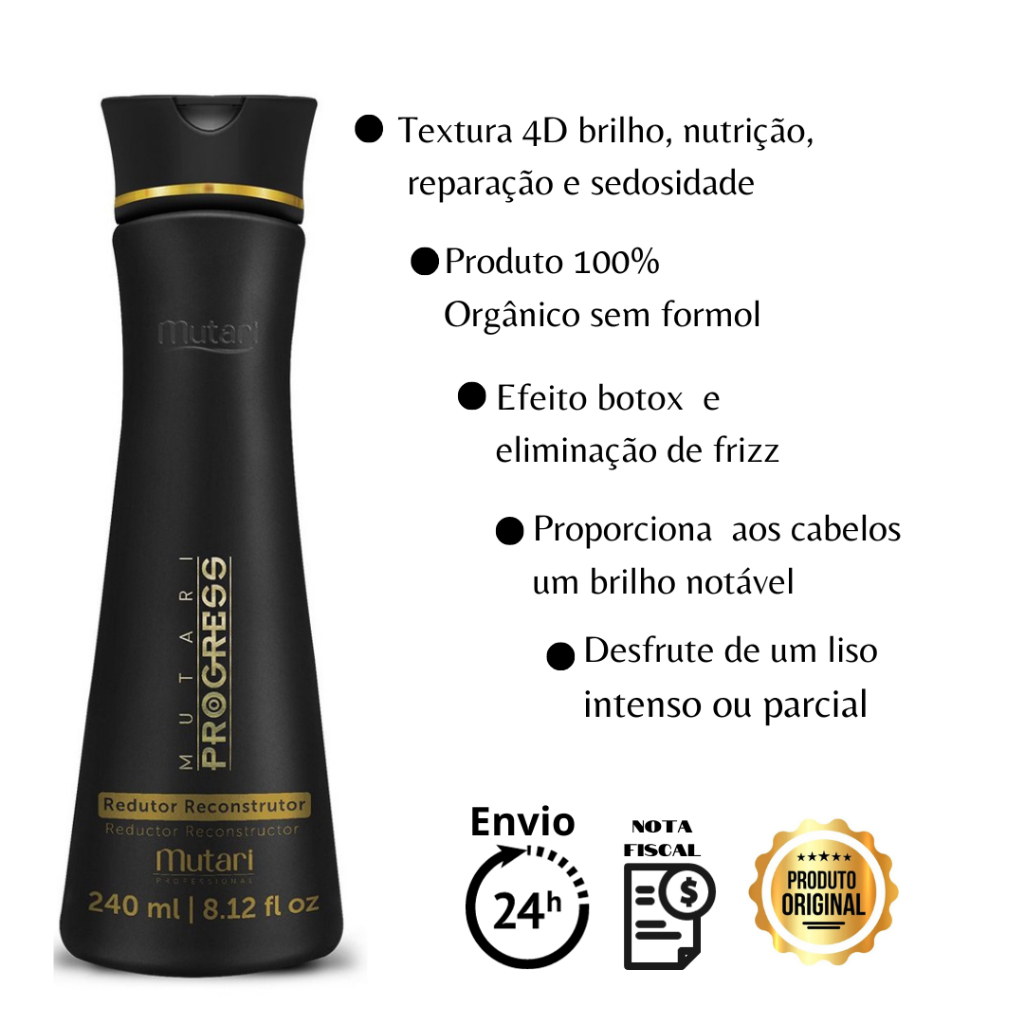 Progressiva Mutari Sem Formol 240ml